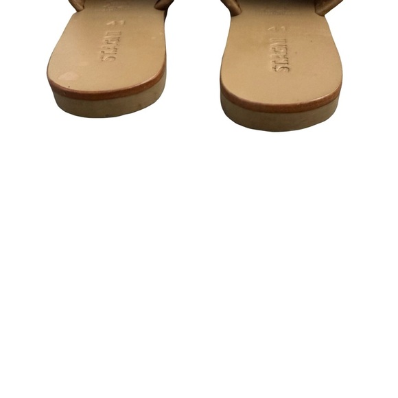 St. Agni Hennie Rattan Slide Sandals Sz 41/10 - Picture 13 of 15